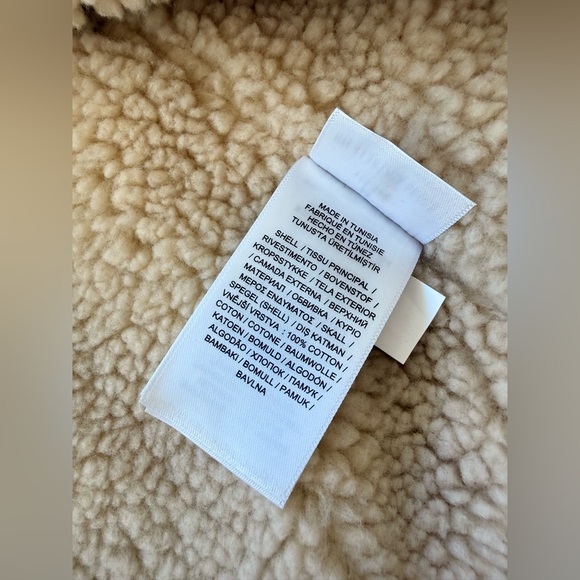 Polo by Ralph Lauren Beige Shearling Jacket - Picture 13 of 14